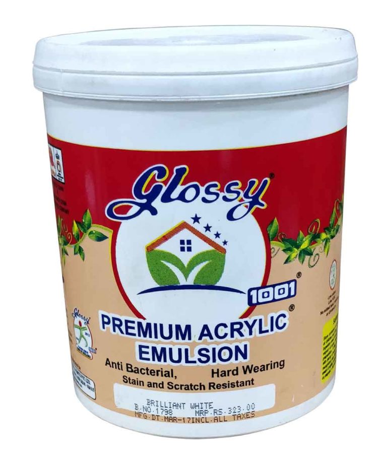 1001 Premium Acrylic Emulsion – Glossy 1001 Paints